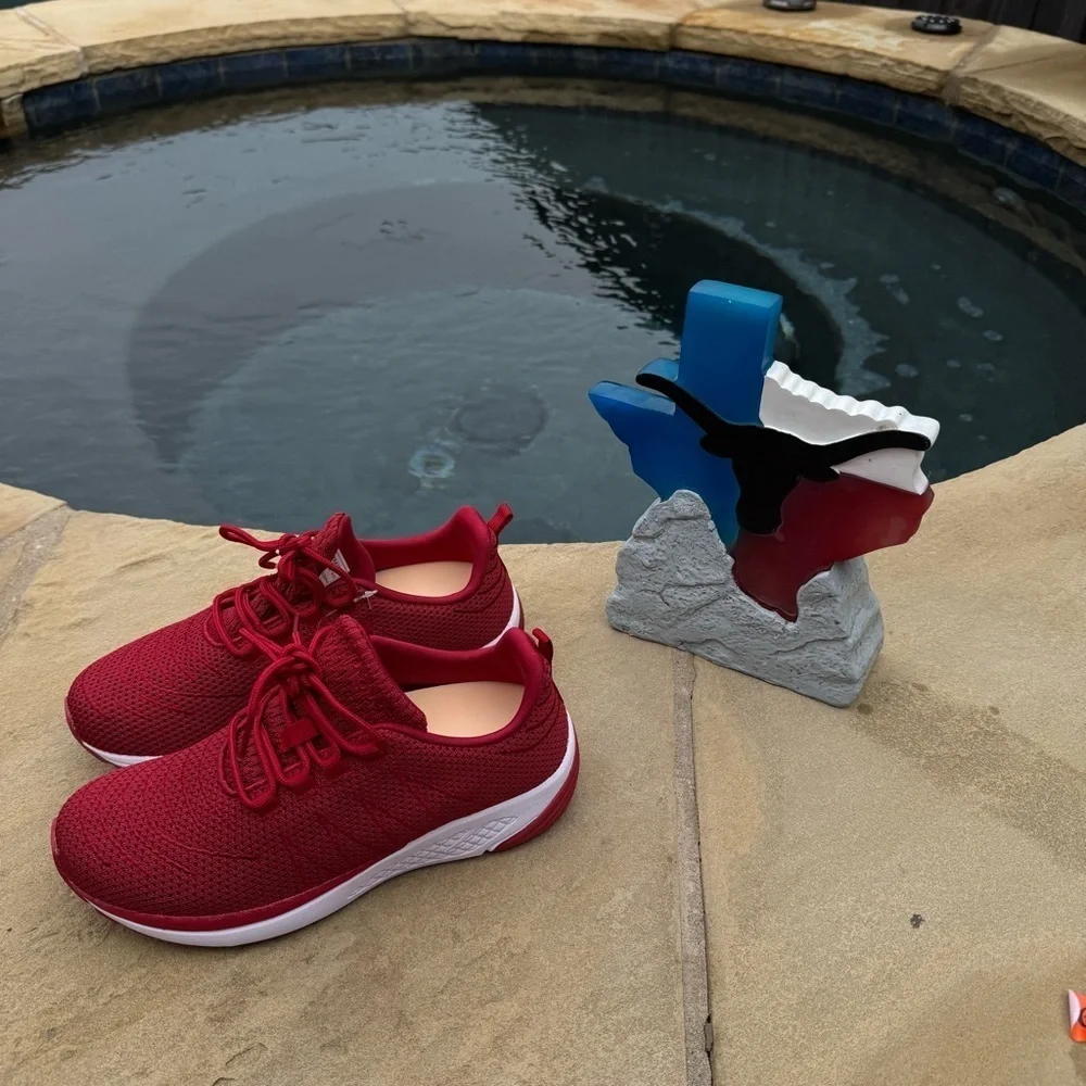 Propet Red Sneakers for Everyday Comfort - Picture 3 of 12